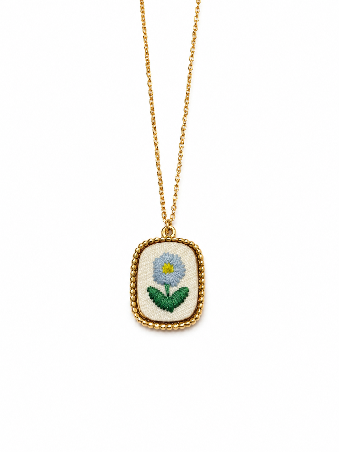 Collana fiore celeste