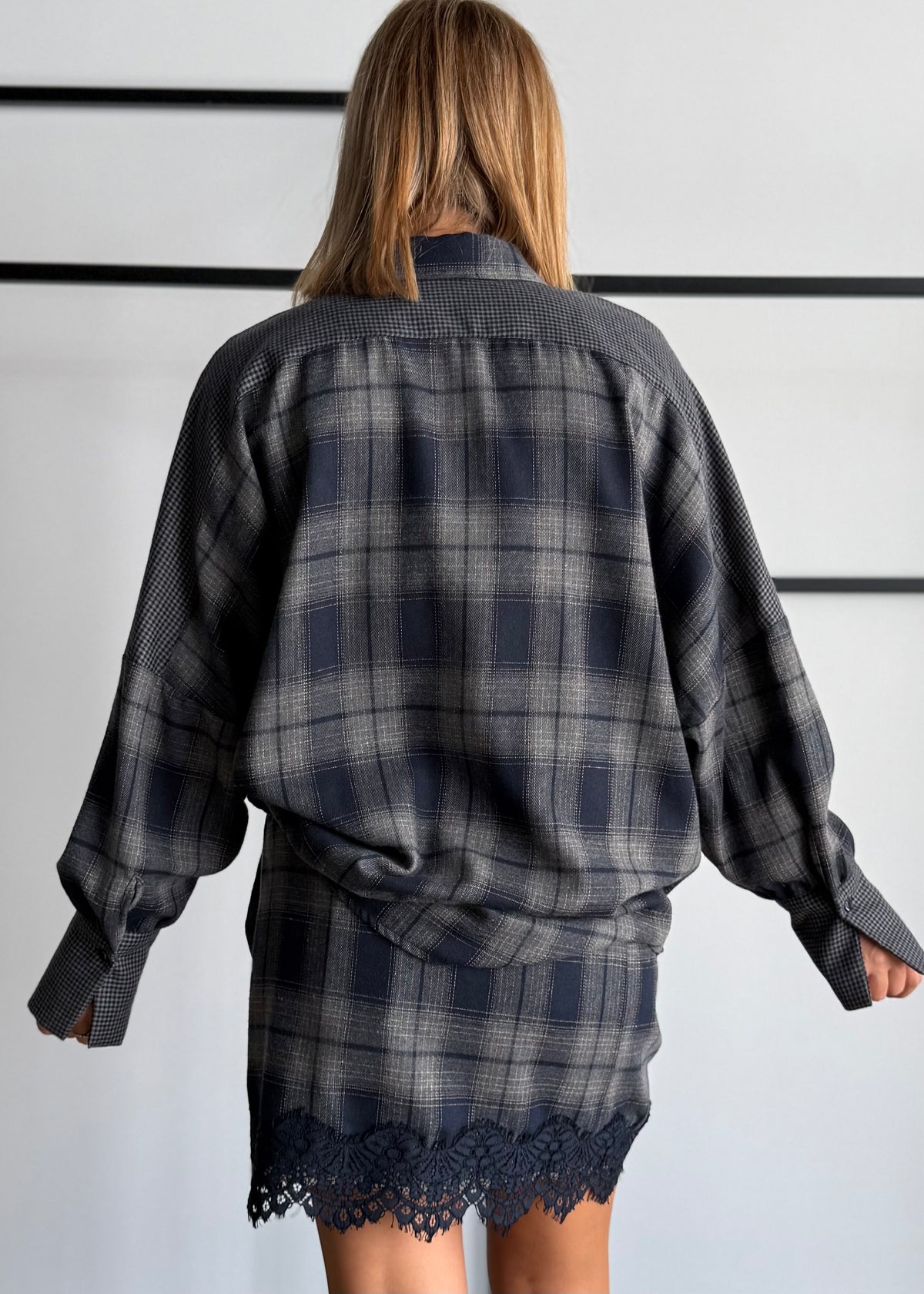Camicia over check - KONTATTO