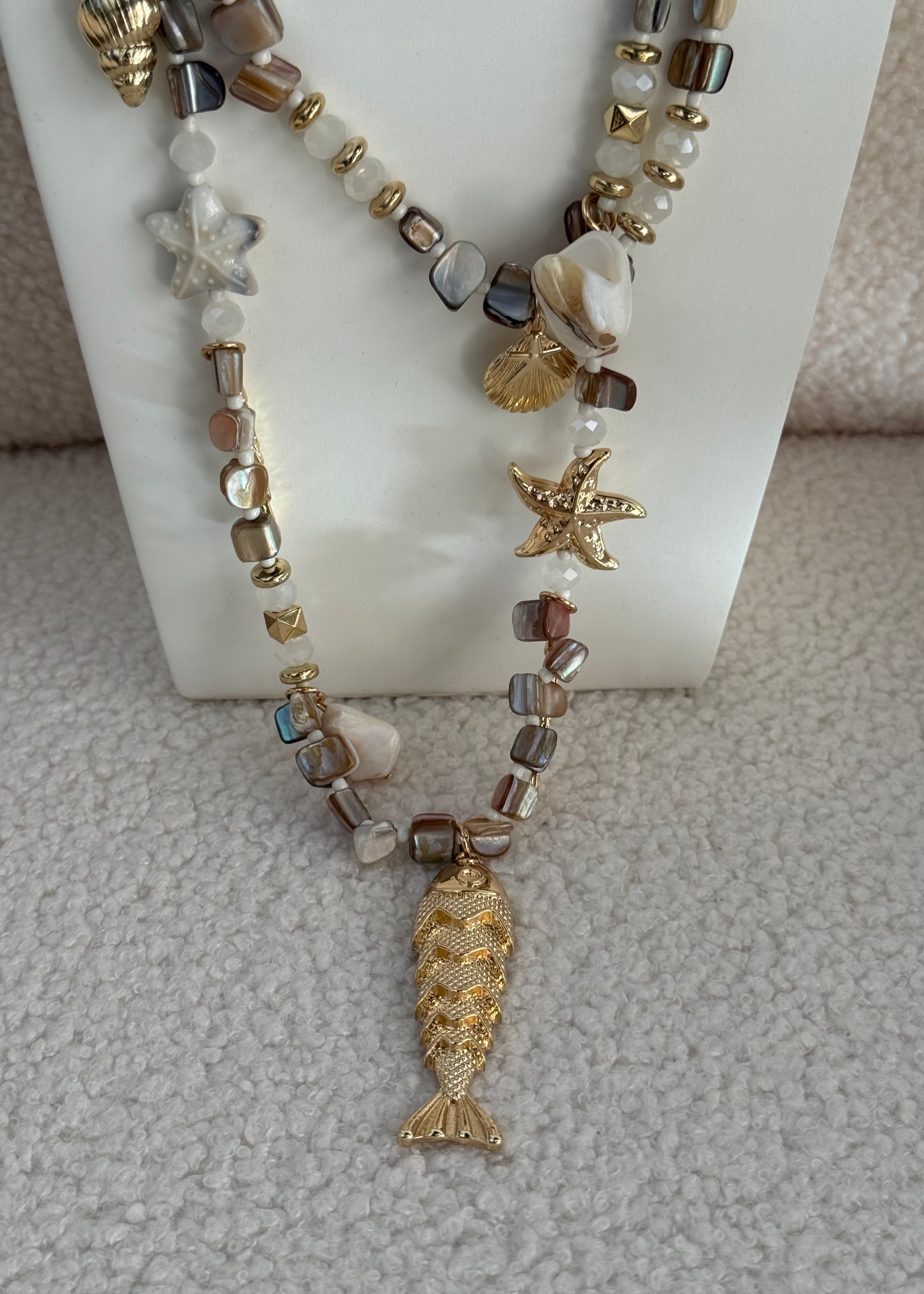 Collana lunga charms