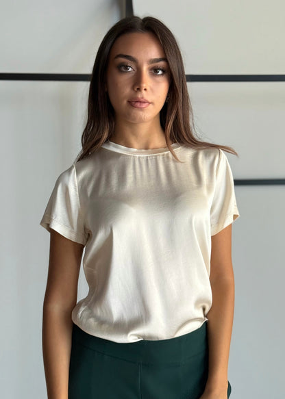 T-shirt basic in viscosa -ZAHJR
