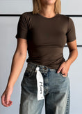 Carica l'immagine nel visualizzatore della galleria, T-shirt basic moro - ZAHJR
