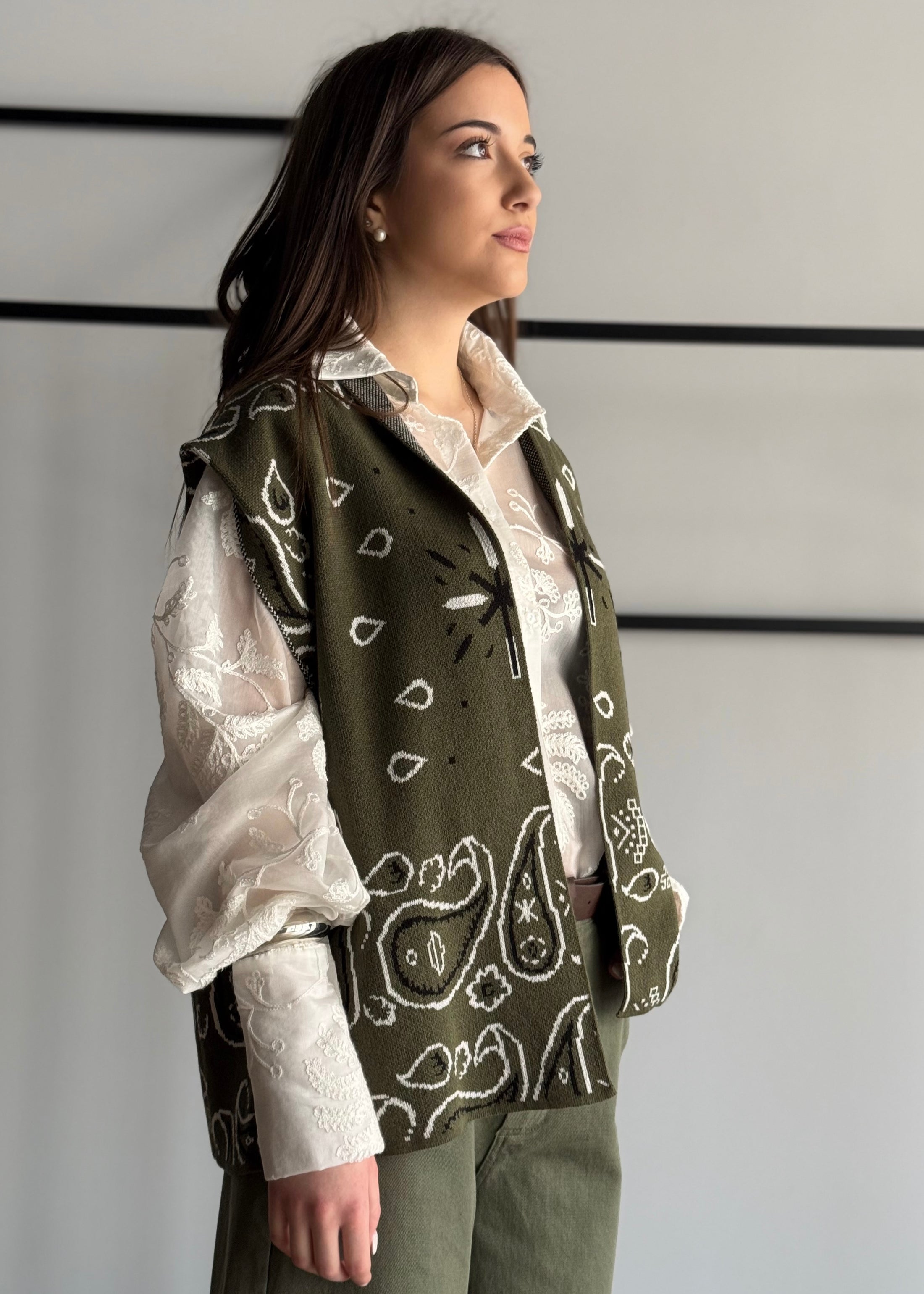 Gilet KONTATTO jacquard