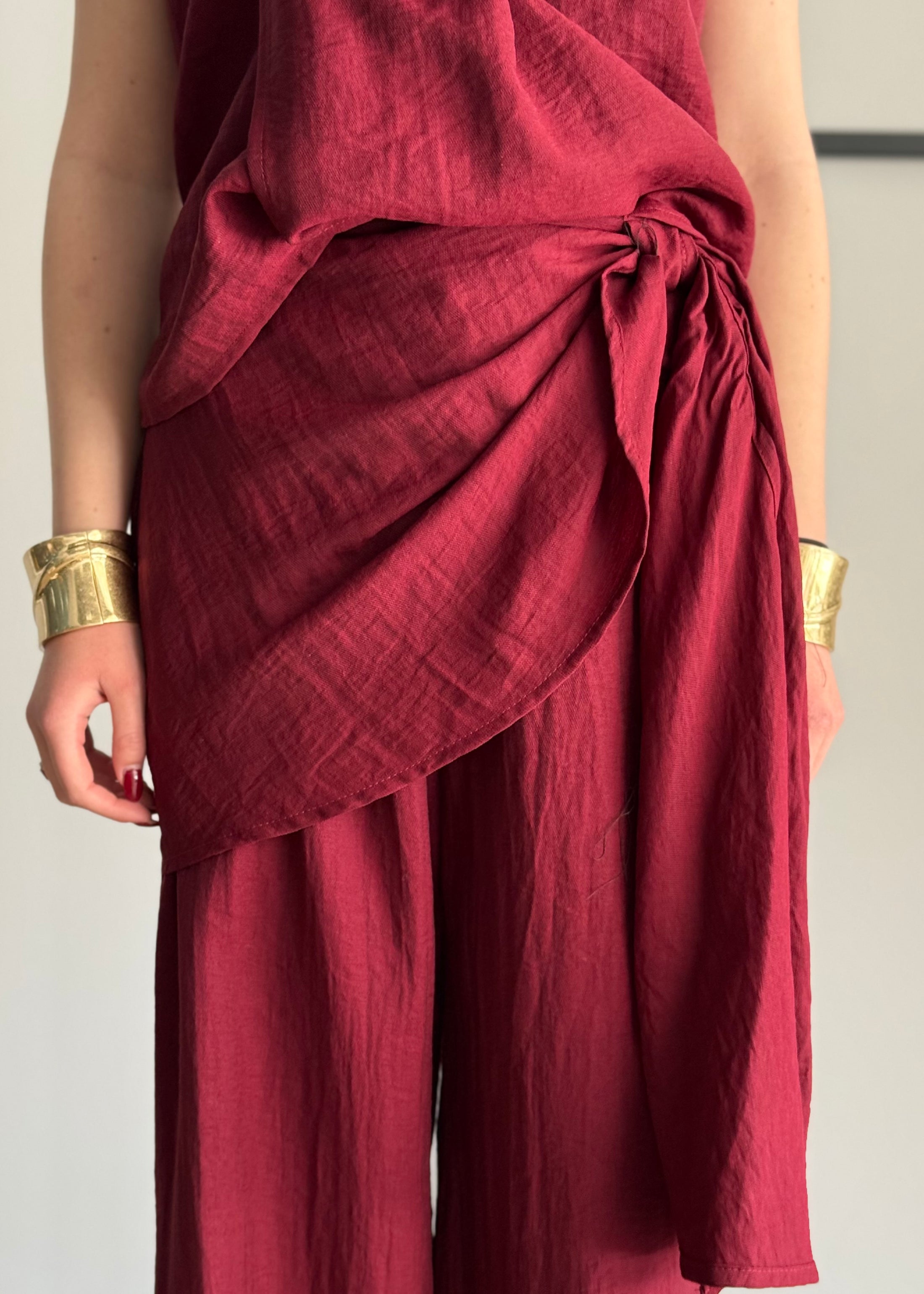 Pantalone PHILIALOFT con drappeggio