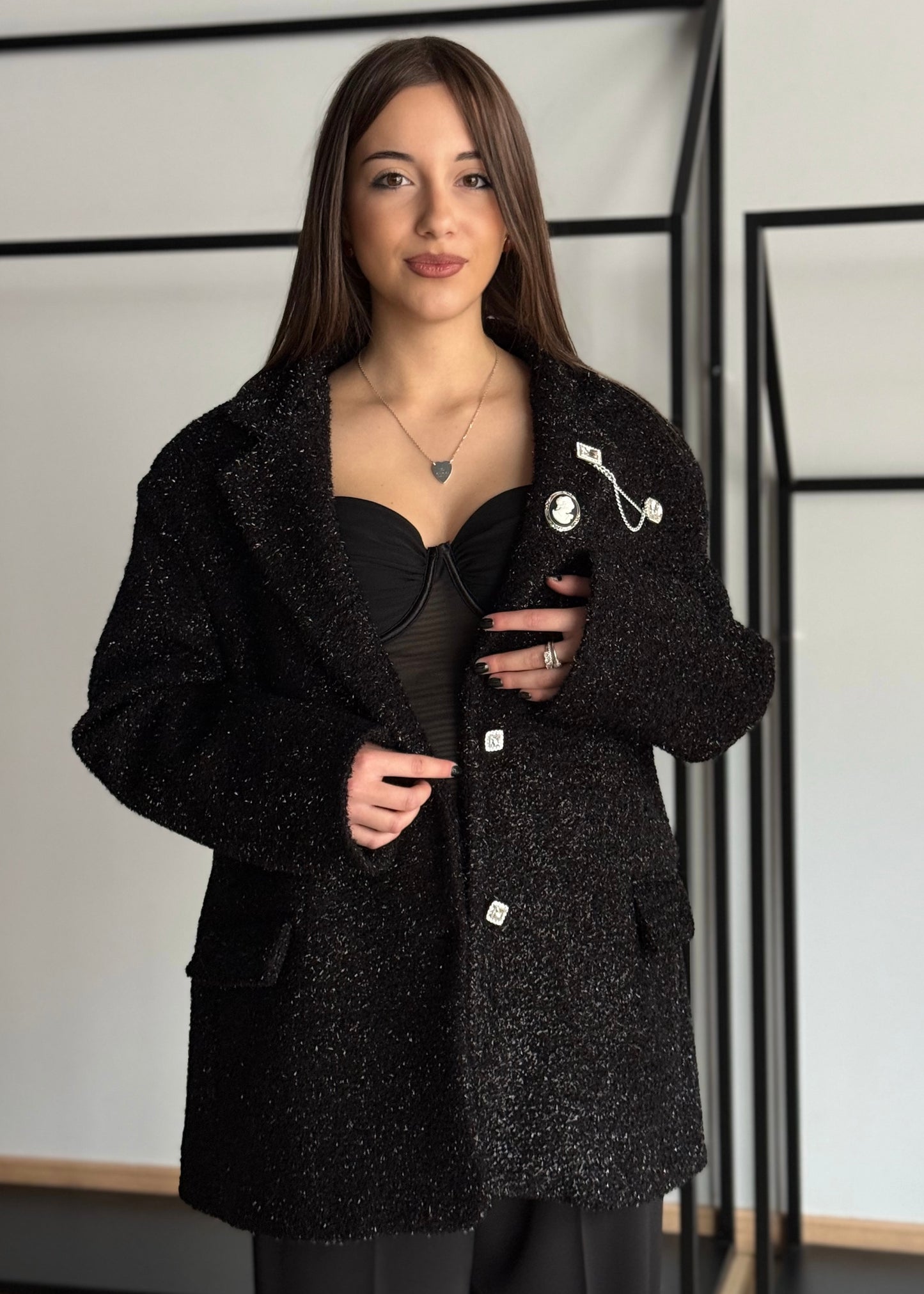 Cappotto ZAHJR bouclé