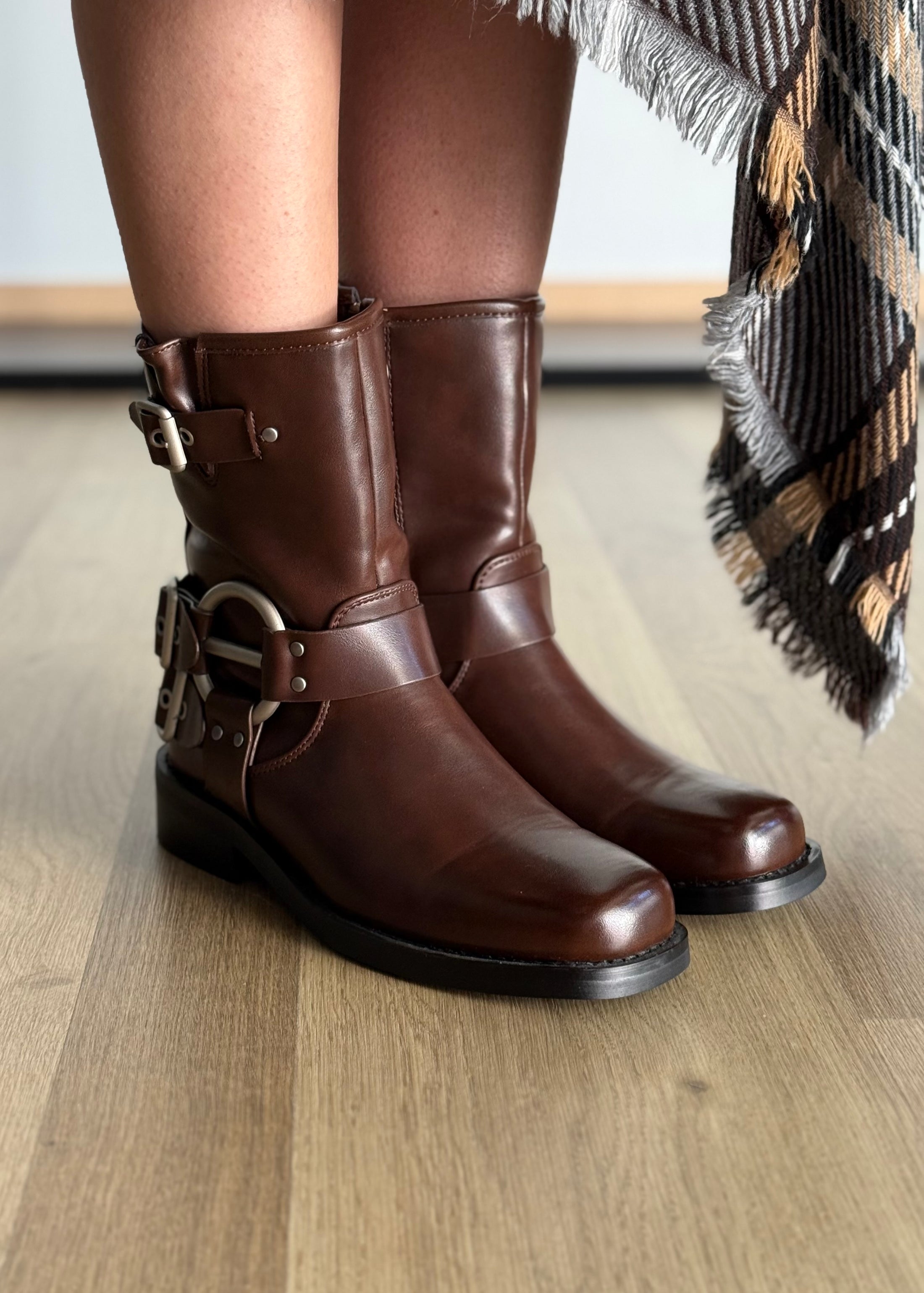 Stivaletto THEVICE biker con fibbie