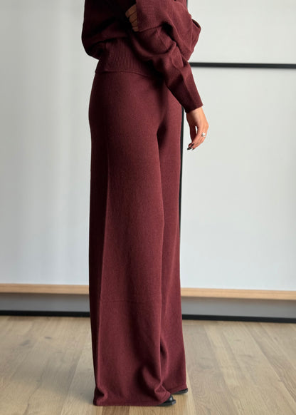 Pantaloni palazzo in misto lana -KONTATTO