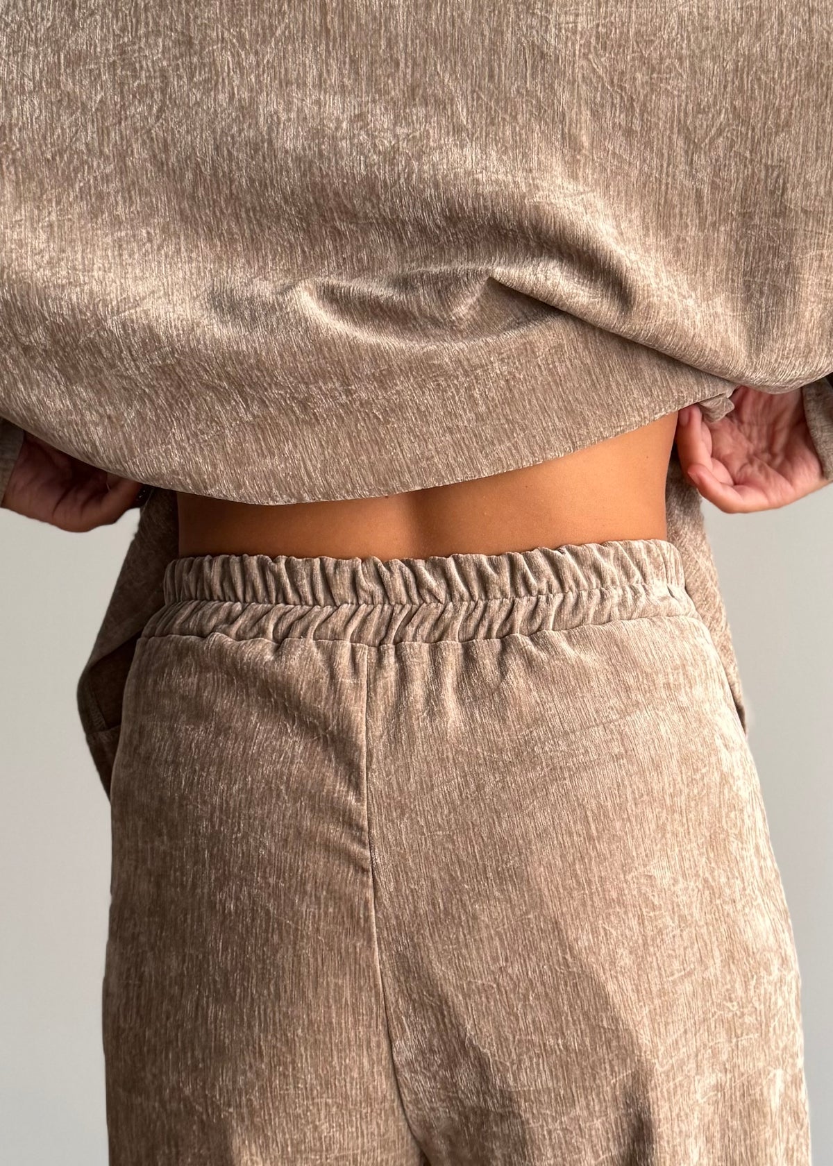Pantalone cashà palazzo in velluto - PHILIALOFT