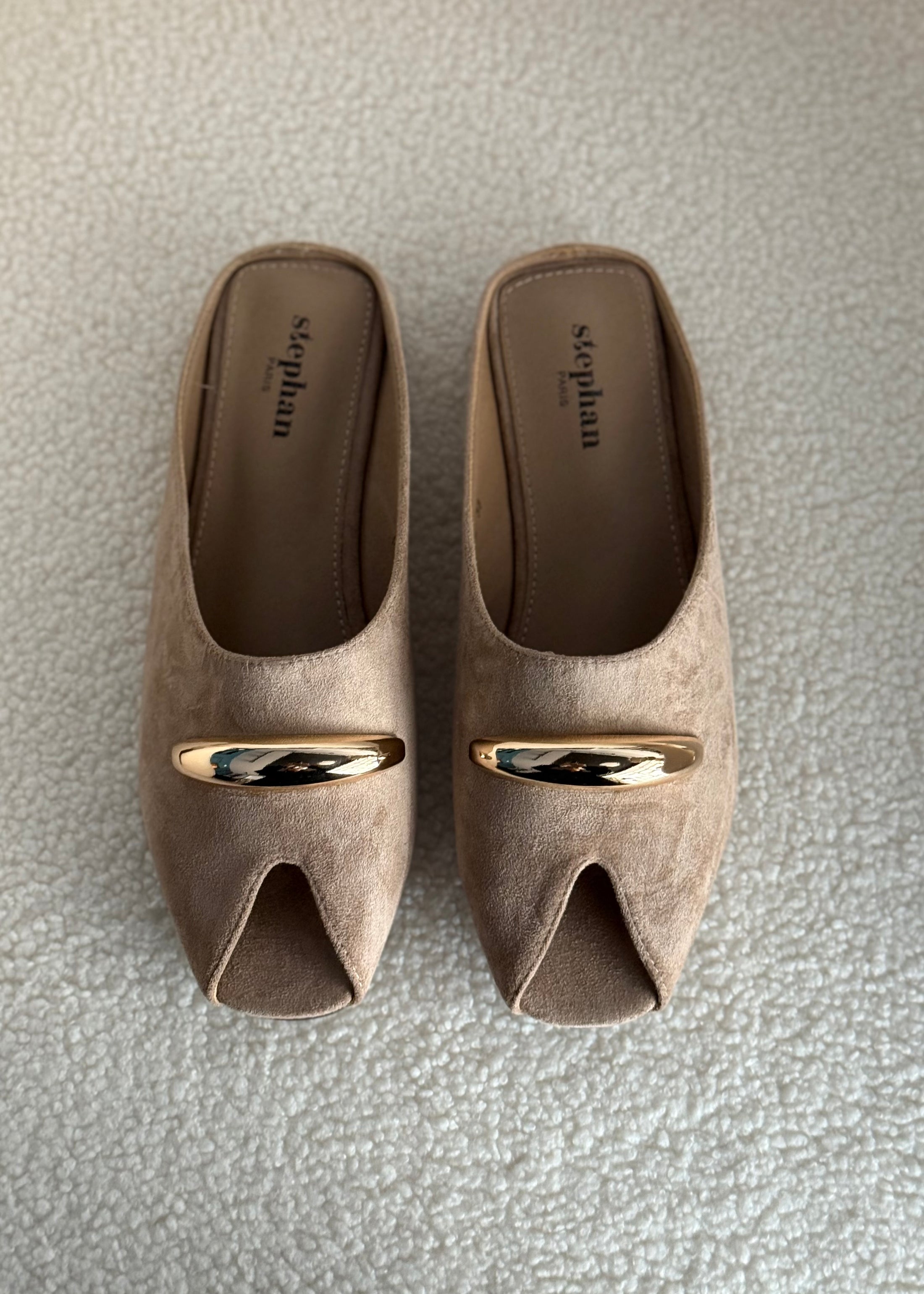 Mules THEVICE in suede beige