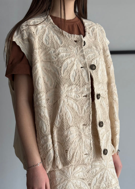 Gilet PHILIALOFT ricamato
