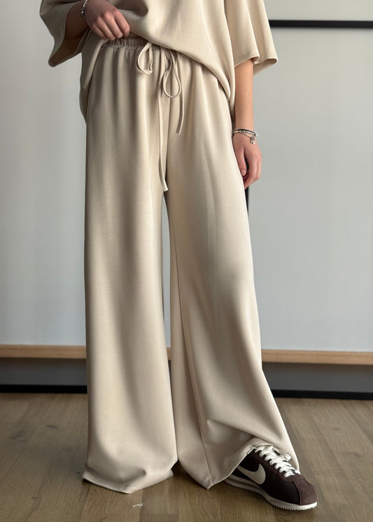 Pantalone ZAHJR con coulisse sabbia