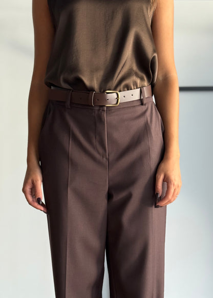 Pantalone dritto con cintura -ZAHJR