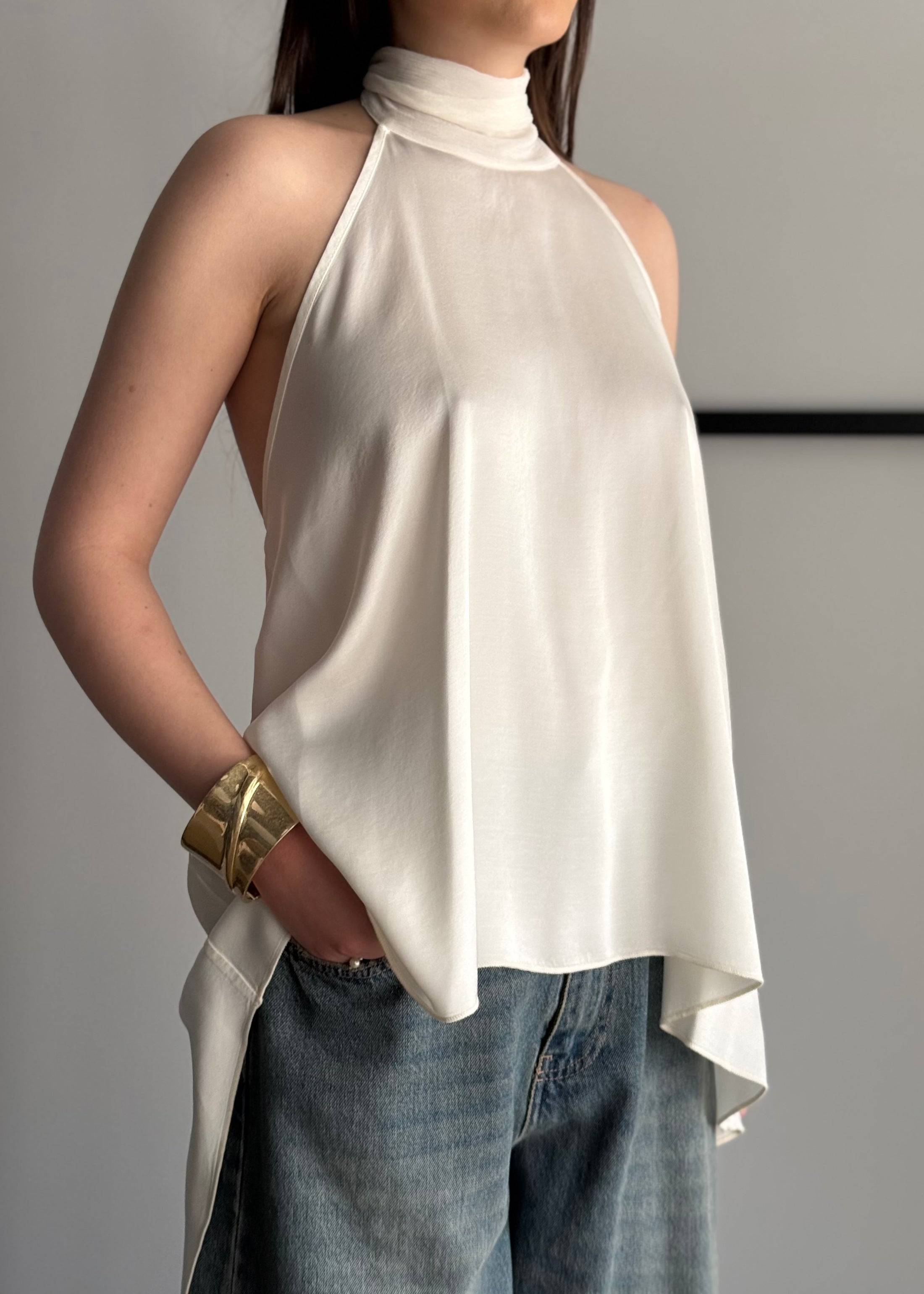 Top halter THEVICE panna