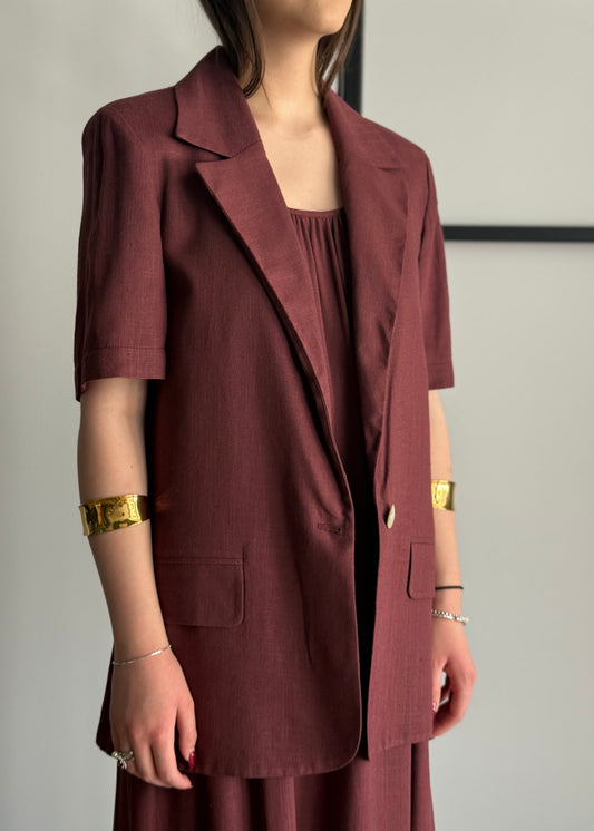 Blazer manica corta India