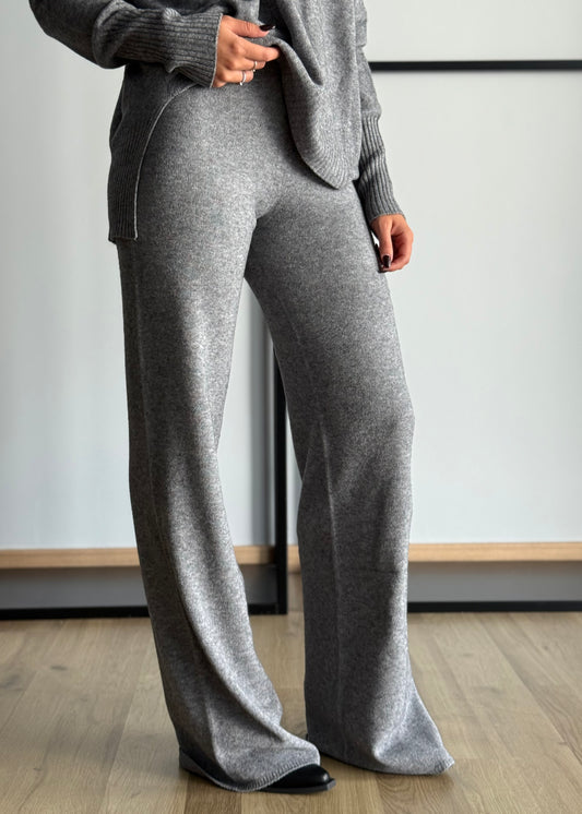 Pantaloni in viscosa a palazzo -KONTATTO