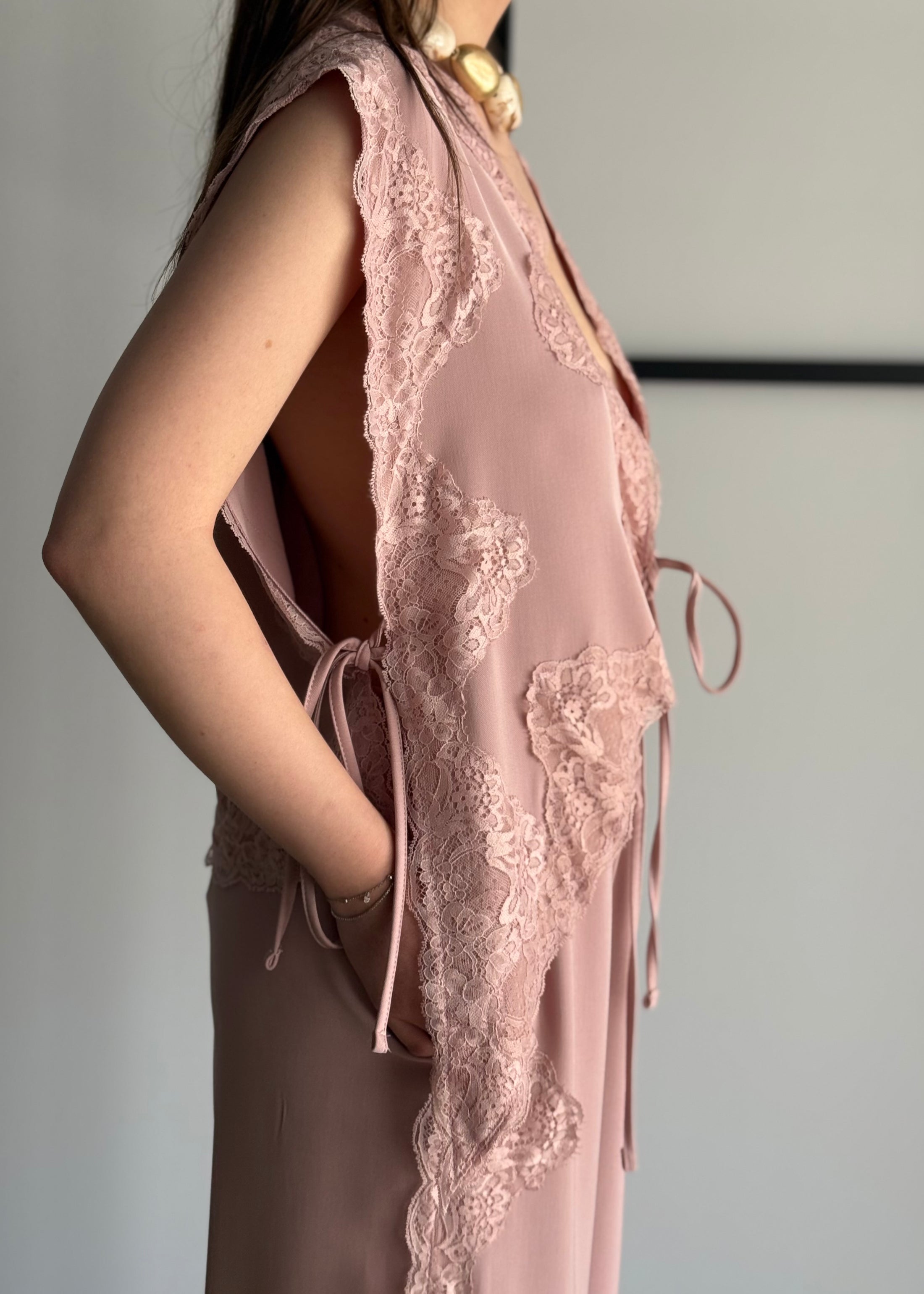 Gilet PHILIALOFT con pizzo