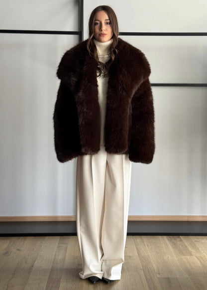 Eco-pelliccia KONTATTO moro