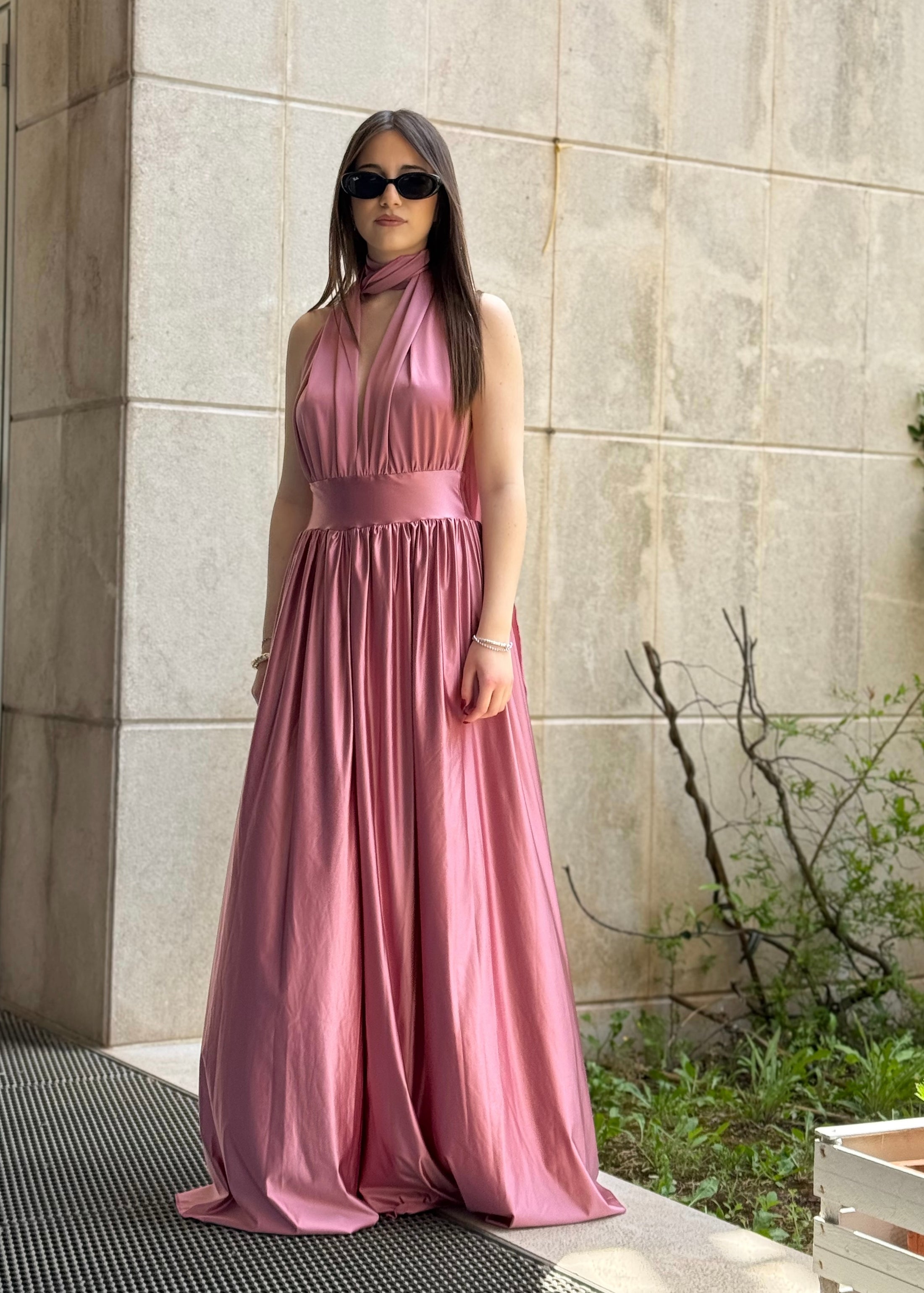 Abito trasformabile MISSUNIKE rosa malva