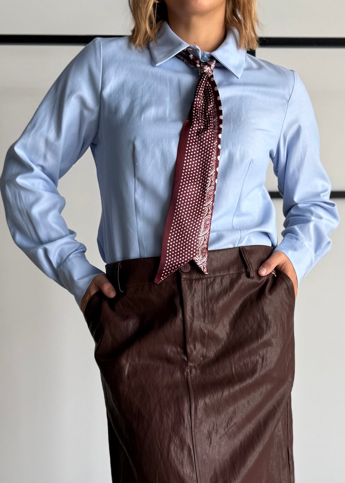 Camicia con cravattino - ZAHJR
