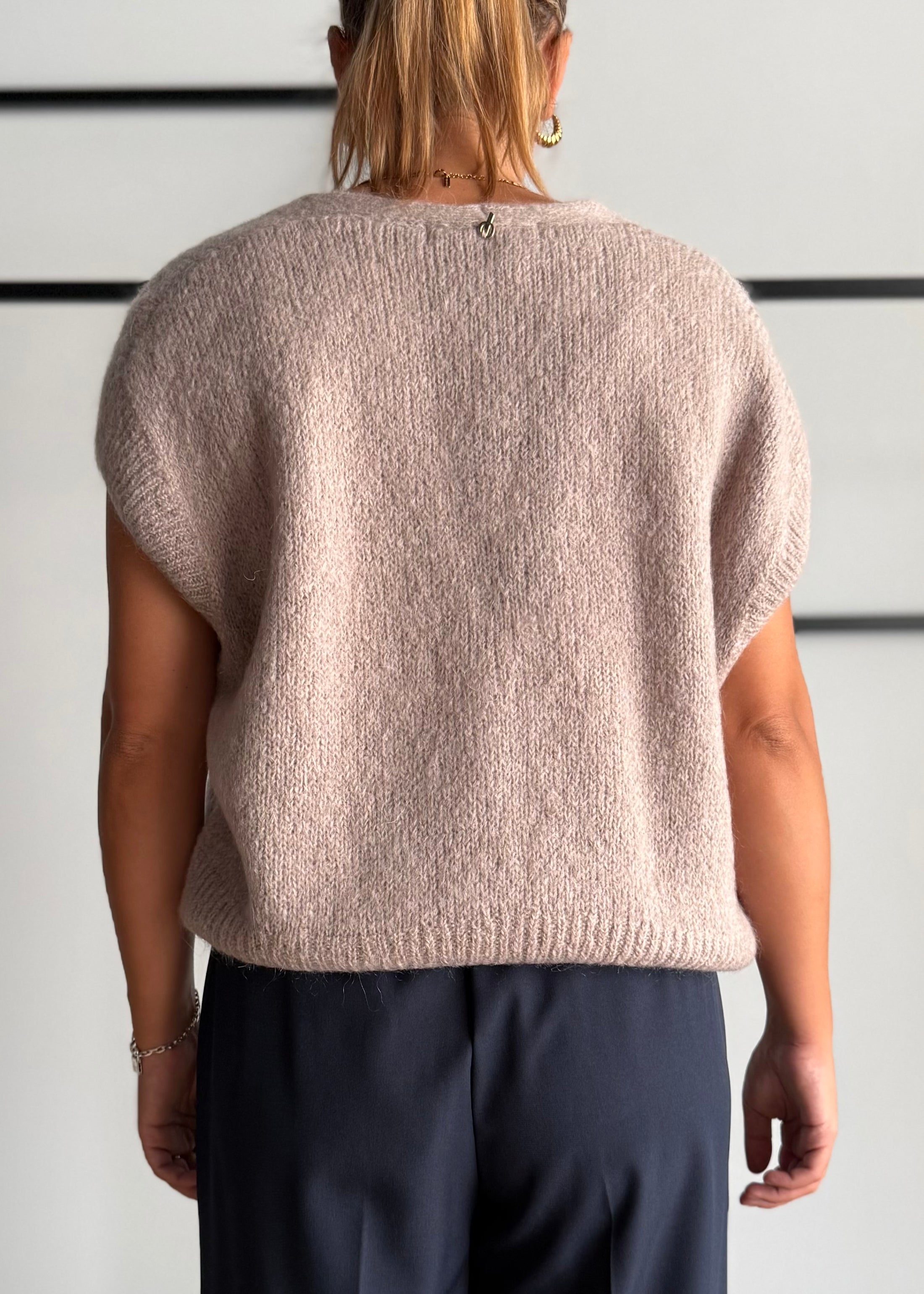 Gilet cashà in maglia soft con bottoni - PHILIALOFT