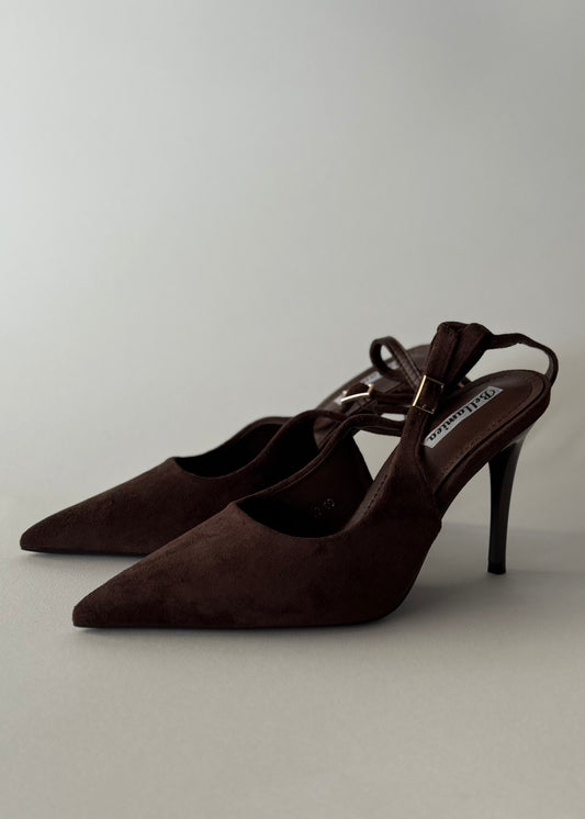 Décolleté Slingback THEVICE in camoscio