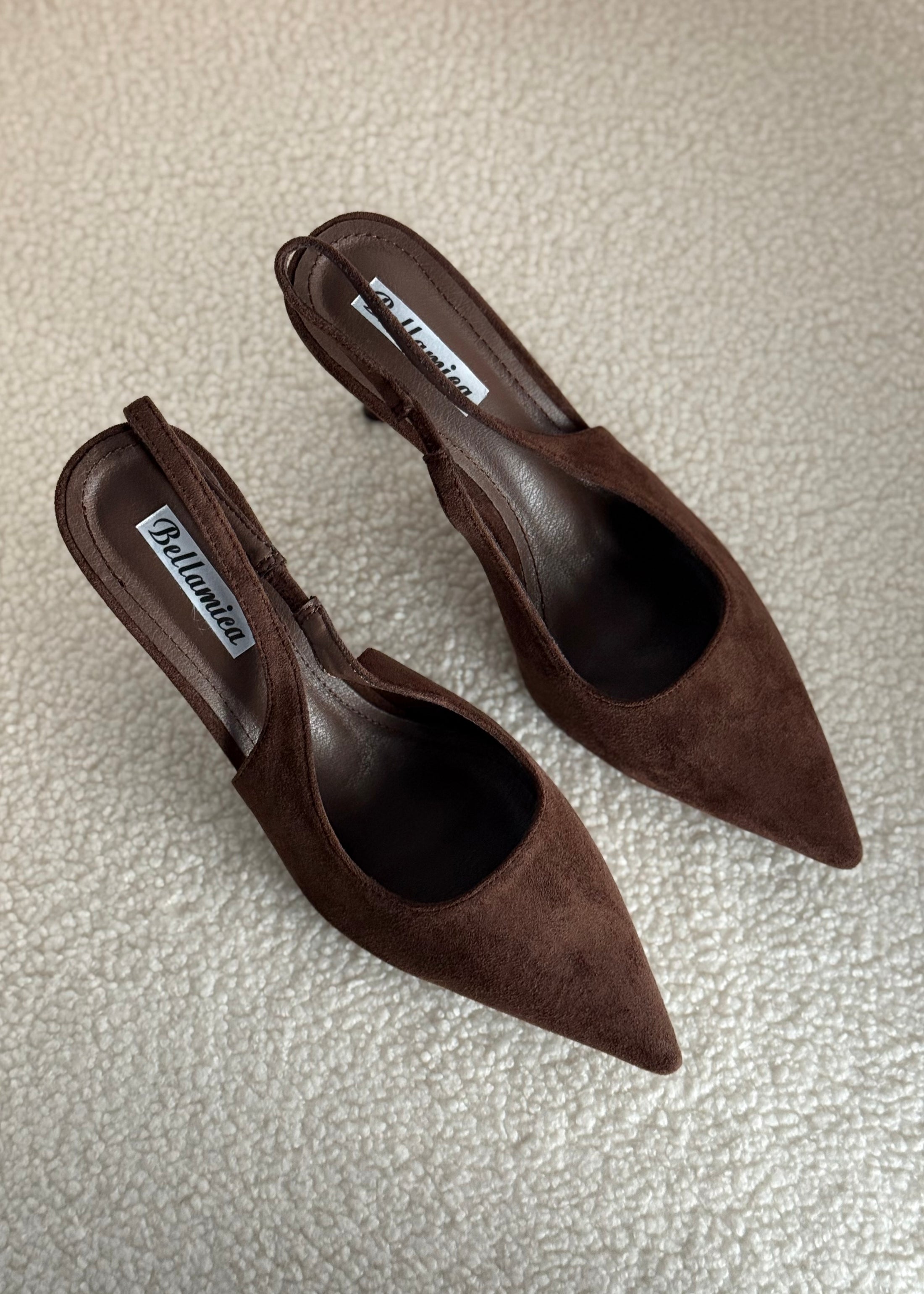 Décolleté Slingback THEVICE in suede moro