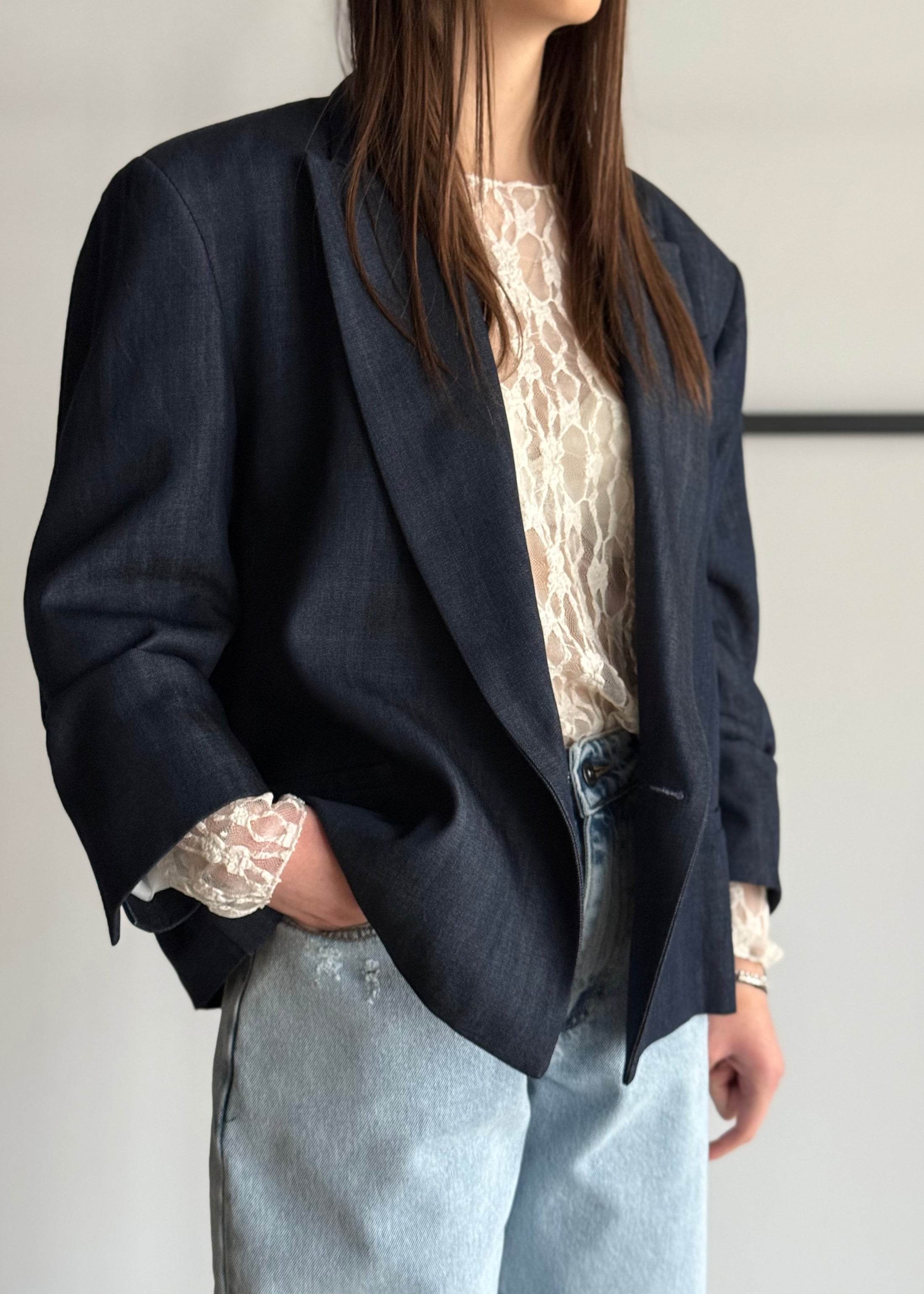 Blazer KONTATTO blu denim