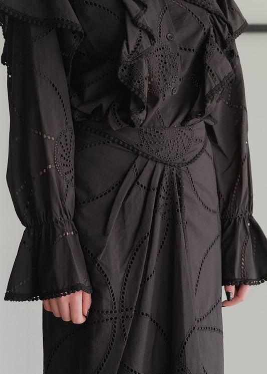 Camicia PHILIALOFT in pizzo sangallo