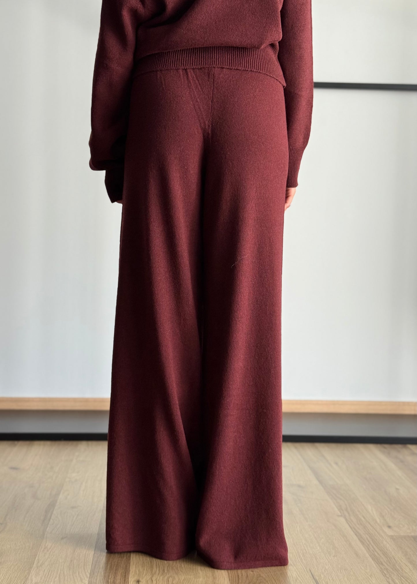 Pantaloni palazzo in misto lana -KONTATTO