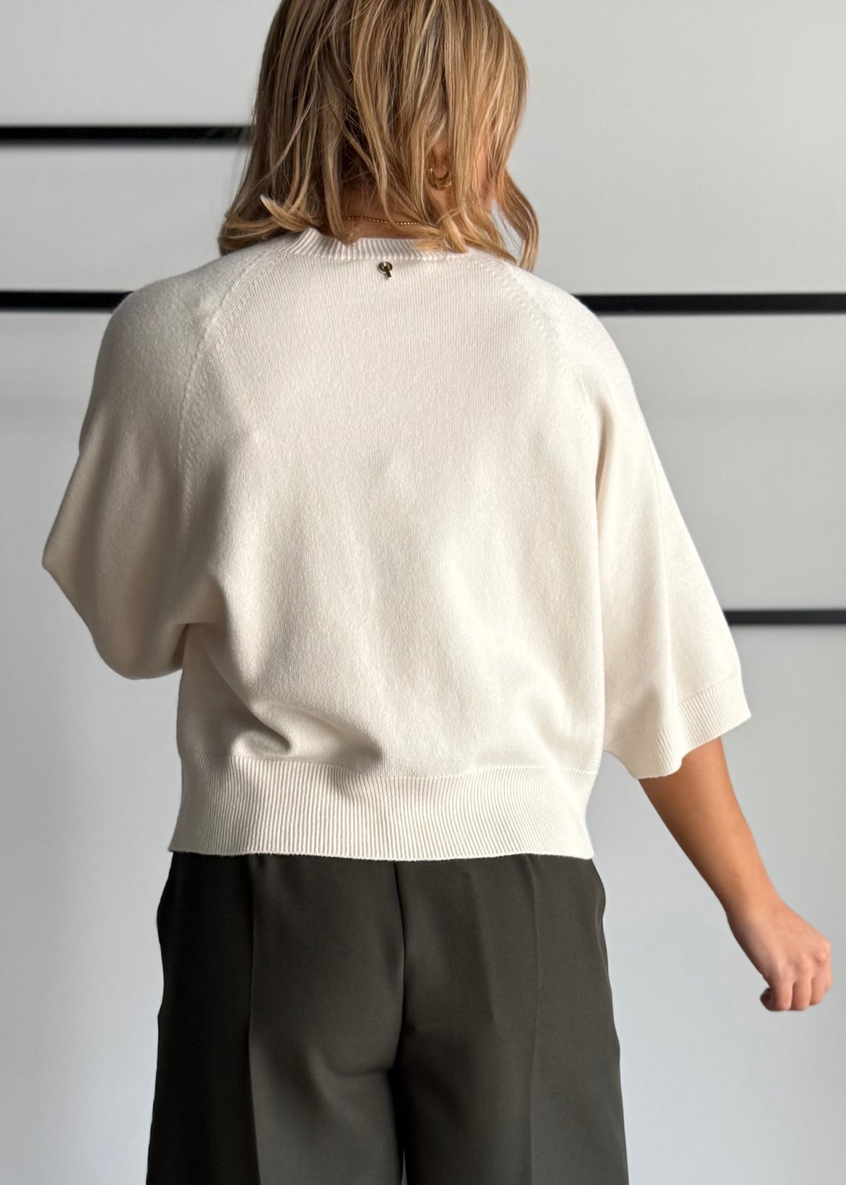 Maglia con maniche a 3/4 crema - PHILIALOFT