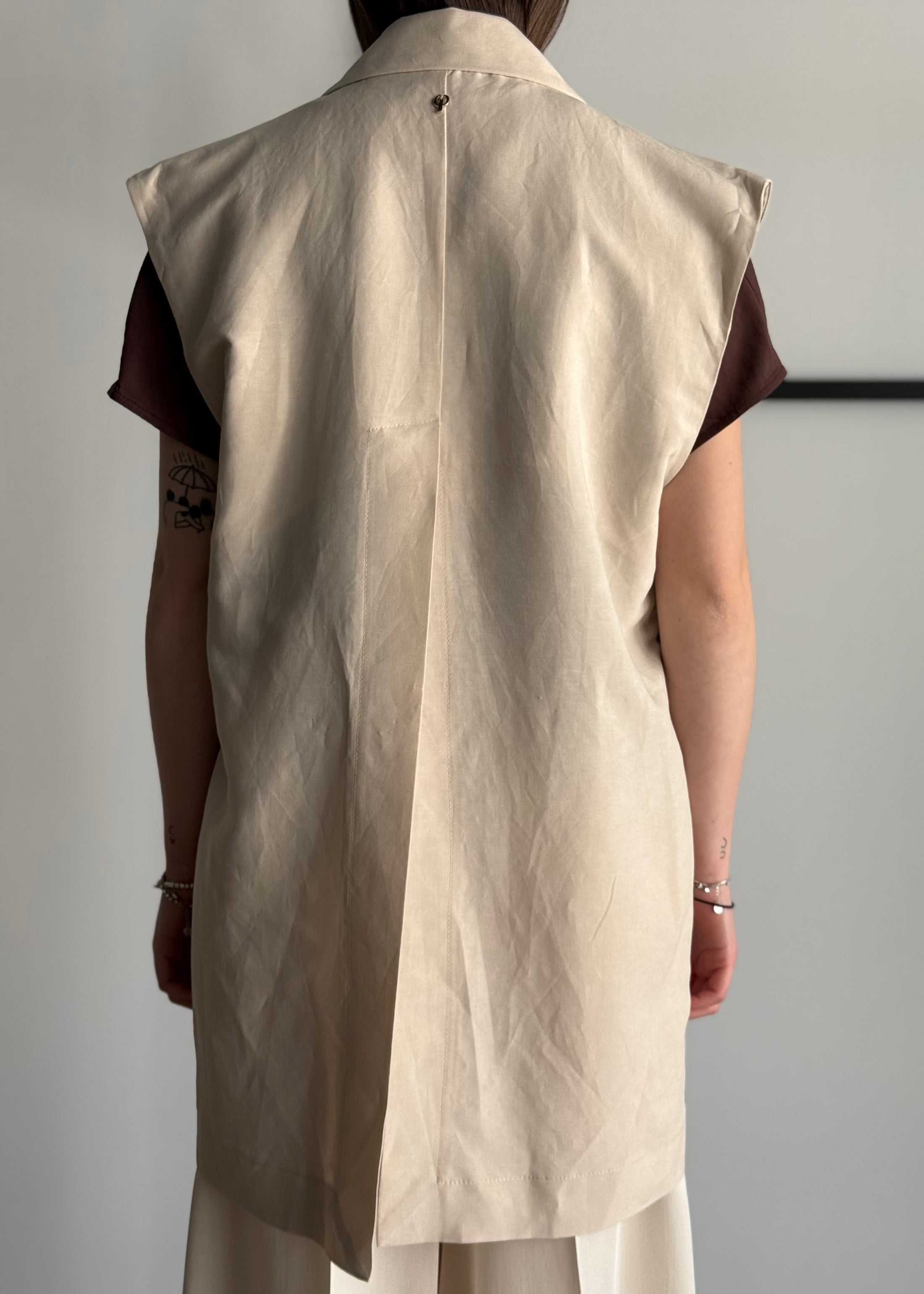 Gilet PHILIALOFT doppiopetto con spilla